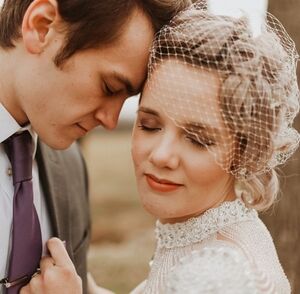 NEW Bandeau Birdcage Wedding Veil Vintage Bride Bridal Elope White Ivory Black